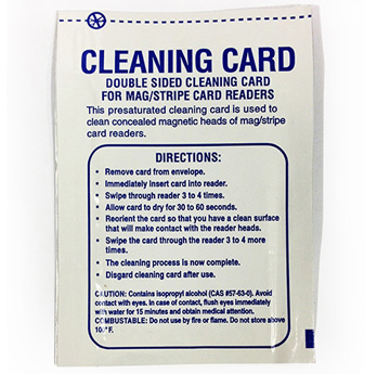 EFTPOS Terminal Cleaning Card